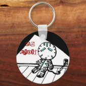 Sad Robot Schlüsselanhänger (Vorderseite)