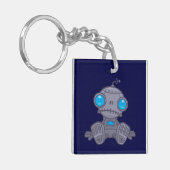 Sad Robot Schlüsselanhänger (Vorderseite links)
