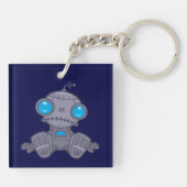 Sad Robot Schlüsselanhänger (Rückseite)
