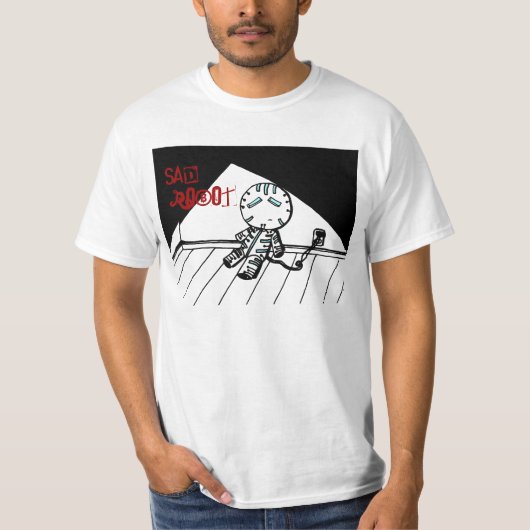 Sad Robot Shirts (Vorderseite)