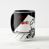 Sad Robot Tasse (Vorderseite Links)
