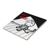 Sad Robot Tile Fliese (Seite)