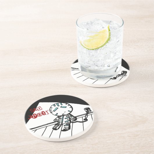 Sad Robot Untersetzer (Seite)