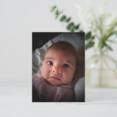 Sad Sad Baby Girl Postkarte (Stehend Vorderseite)