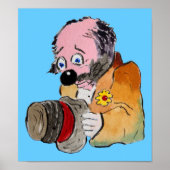 Sad Sam Clown Print Poster (Vorne)