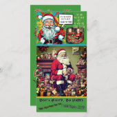 Sad Santa Be Happy (ab 1 Person) Flachkarte (Vorne/Hinten)