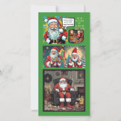 Sad Santa (Familie zu Familie) Flachkarte (Vorderseite)