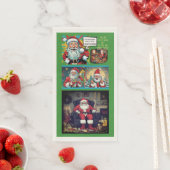 Sad Santa Paper Napkin Serviette (Beispiel)