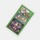 Sad Santa Paper Napkin Serviette (Ecke)