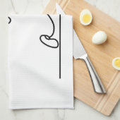 Sad Stickman Kitetücher Geschirrtuch (Viertel Falte)