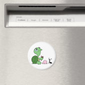 Sad Turtle Happy Ant Magnet (In Situ (Geschirrspüler))