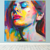 Sad women  leinwanddruck (Insitu (Holzboden))