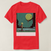 Sad Zombie mit einem Ballon T-Shirt (Design vorne)