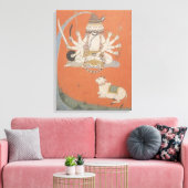 Sadashiva, Rajasthan Leinwanddruck (Insitu (Wohnzimmer))