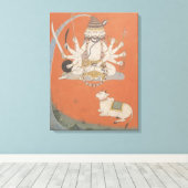 Sadashiva, Rajasthan Leinwanddruck (Insitu (Holzboden))