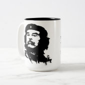 Saddam Hussein Zweifarbige Tasse (Vorderseite Links)