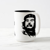 Saddam Hussein Zweifarbige Tasse (VorderseiteRechts)