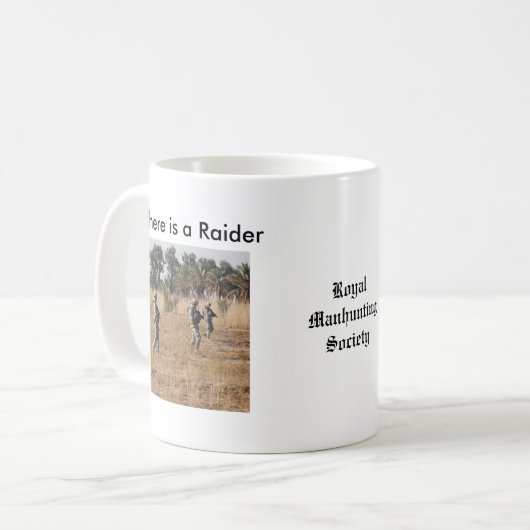 Saddam-Jagd Kaffeetasse (Vorderseite Links)
