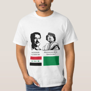 Saddam und Gaddafi T-Shirt