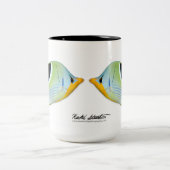 Saddle Butterflyfish Tasse, Chaetodon ephippium Zweifarbige Tasse (Mittel)