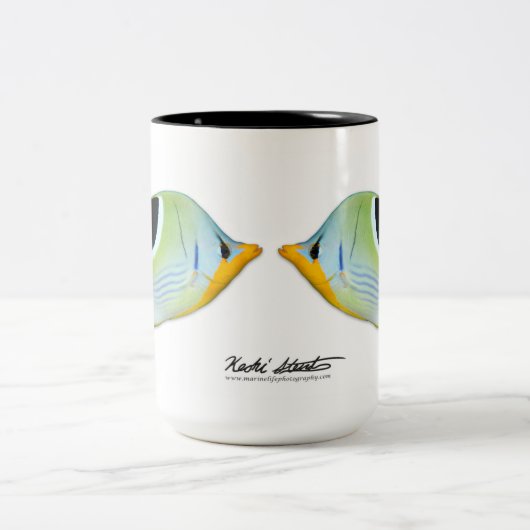 Saddle Butterflyfish Tasse, Chaetodon ephippium Zweifarbige Tasse (Mittel)
