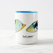 Saddle Butterflyfish und Lagoon Triggerfish Tasse (Mittel)