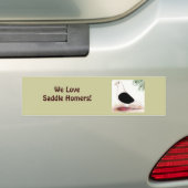 Saddle Homer Pigeon Autoaufkleber (Auf Auto)