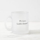 Saddle Homer Pigeon Mattglastasse (Links)