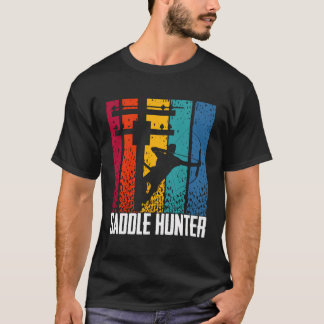 Saddle Hunter Archery Bowhunter Archer Bow Jagd T-Shirt