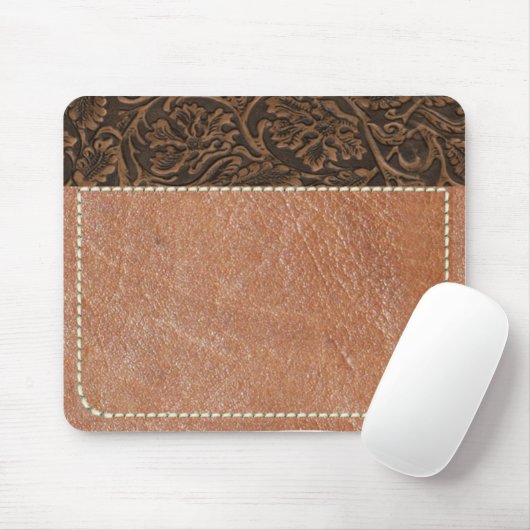 Saddle Leather Mousepad (Mit Mouse)