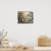 'Saddle Mending', Plakat für 'Davy Crockett' Starr (Küche)