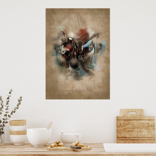 Saddle - Poster (Küche)