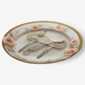 Saddle & Sparkle - Western Wedding Paper Teller (Schrägansicht)