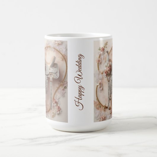 Saddle & Sparkle - Western Wedding Tasse (Mittel)