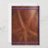 Saddle über die Partei des Zaun-Engagements Einladung (Rückseite)