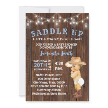 Saddle Up a Little Cowboy ist seine Way Baby Dusch