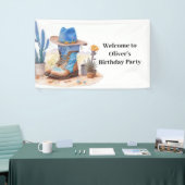 Saddle Up Cowgirl Geburtstag Banner (Messeveranstaltung)