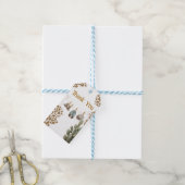 Saddle Up ein kleiner Cowboy ist auf dem Weg Baby Geschenkanhänger (Mit Garn)