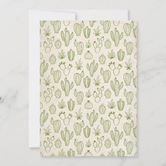 Saddle Up for a Rodeo – Western Party Invitation Einladung (Rückseite)