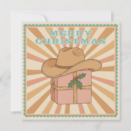 Saddle Up for Christmas Feiertagskarte