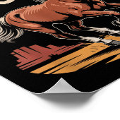 Saddle Up For Success Western Motivation  Poster (Ecke)