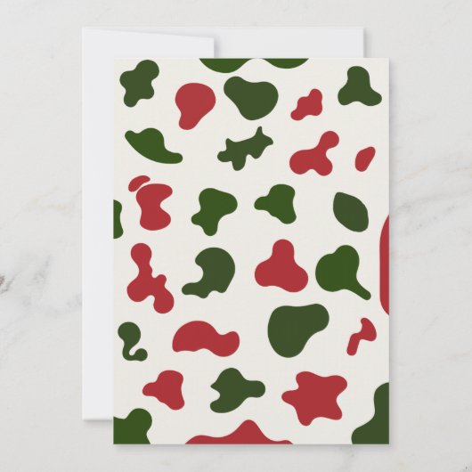 Saddle up holiday hoedown party einladung (Rückseite)