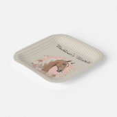 Saddle Up Horse Party Pappteller (Gewinkelt)