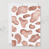 Saddle Up Rustikal Western Neutral Trink- und Sieh Einladung (Rückseite)