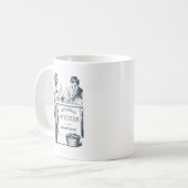 Saddleback-Austern Tasse (Vorderseite Links)