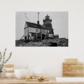 Saddleback Ledge Lighthouse Poster (Küche)