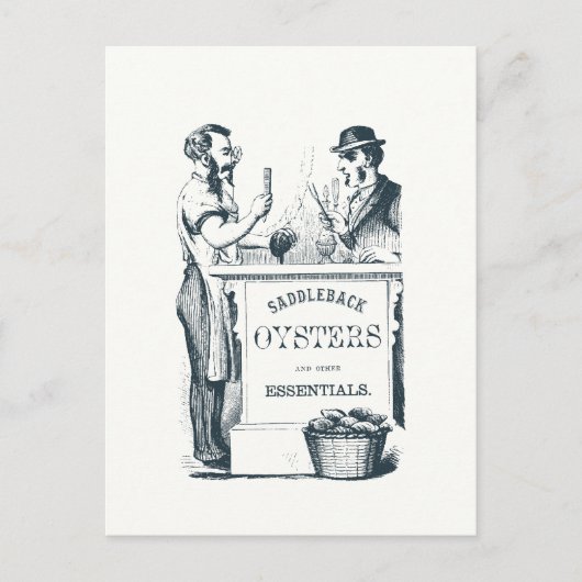 Saddleback Oyster Postkarte (Vorderseite)