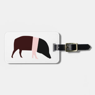 Saddleback Pig Custom Lugtag Gepäckanhänger