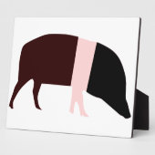 Saddleback Pig Plaque Fotoplatte (Seite)