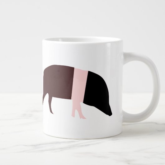 Saddleback Pig Tasse (Rechts)